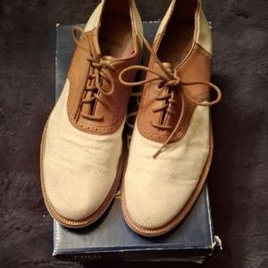 Polo by Ralph Lauren Brown and Cream Oxfords